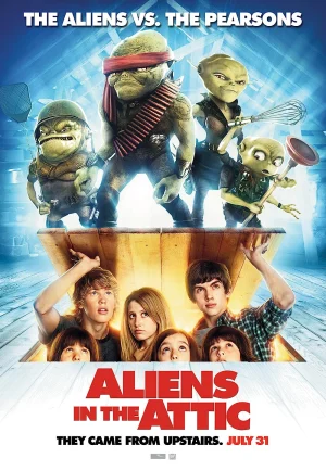 ดูหนัง Aliens in the Attic (2009) มันมาจากข้างบนกับแก๊งซนพิทักษ์โลก